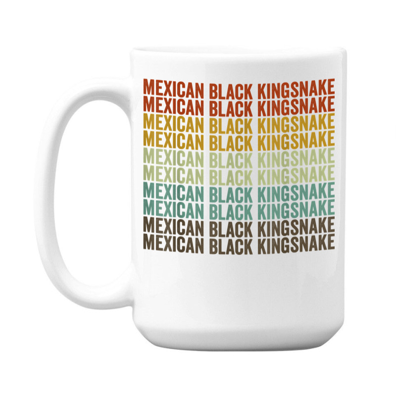 Mexican Black Kingsnake Retro T Shirt 15 Oz Coffee Mug | Artistshot