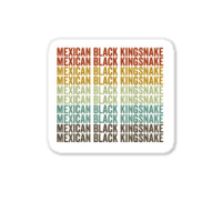 Mexican Black Kingsnake Retro T Shirt Sticker | Artistshot