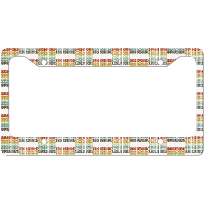 Mexican Black Kingsnake Retro T Shirt License Plate Frame | Artistshot