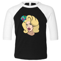 Katya Zamolodchikova Logo Toddler 3/4 Sleeve Tee | Artistshot