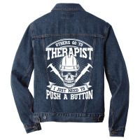 G-code Cnc Machinist Cnc Operator Gift Men Denim Jacket | Artistshot