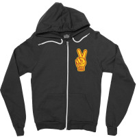 Usc Fight On! V Hand 1880 Zipper Hoodie | Artistshot