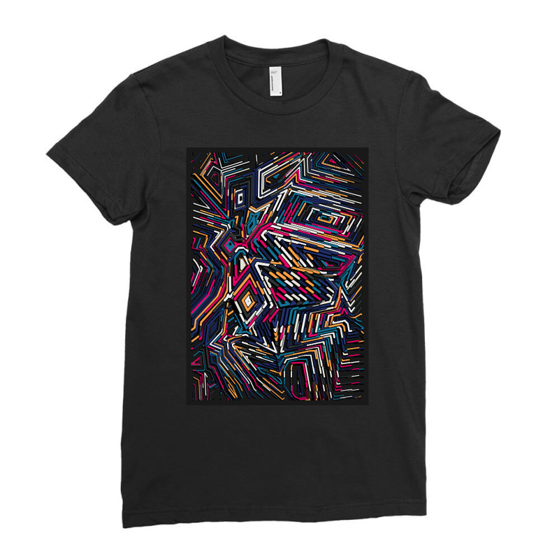 Generative R Code Ladies Fitted T-Shirt by fenderbendable | Artistshot