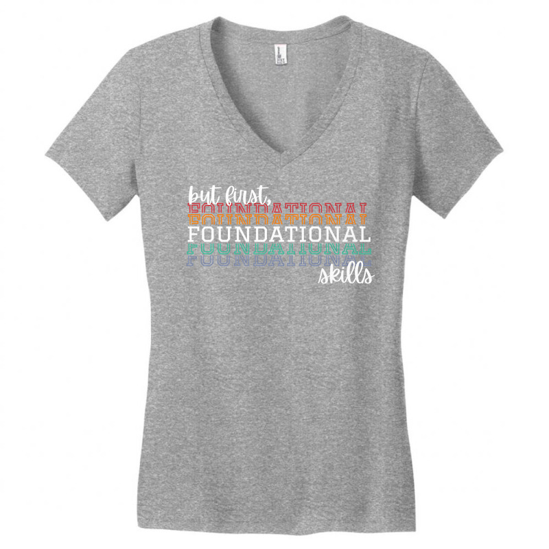 But First Foundational Skills Phonemic Awareness Premium T Shirt Women's V-Neck T-Shirt by cm-arts | Artistshot