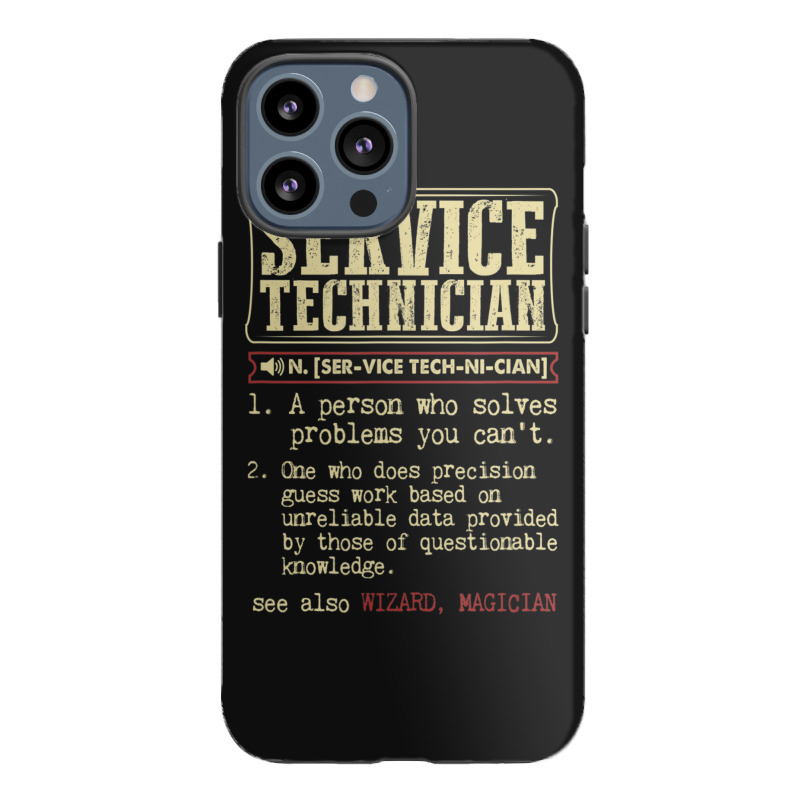 Service Technician Dictionary Term Iphone 13 Pro Max Case | Artistshot