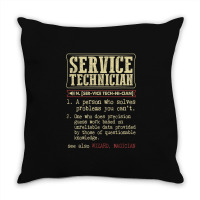 Service Technician Dictionary Term Throw Pillow | Artistshot