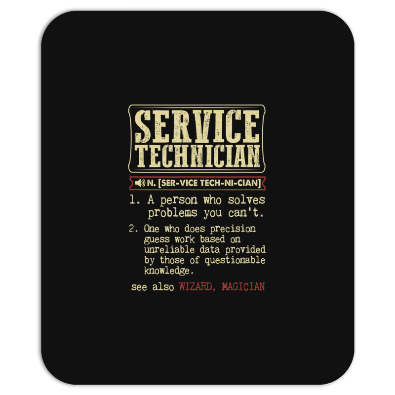 Service Technician Dictionary Term Mousepad | Artistshot