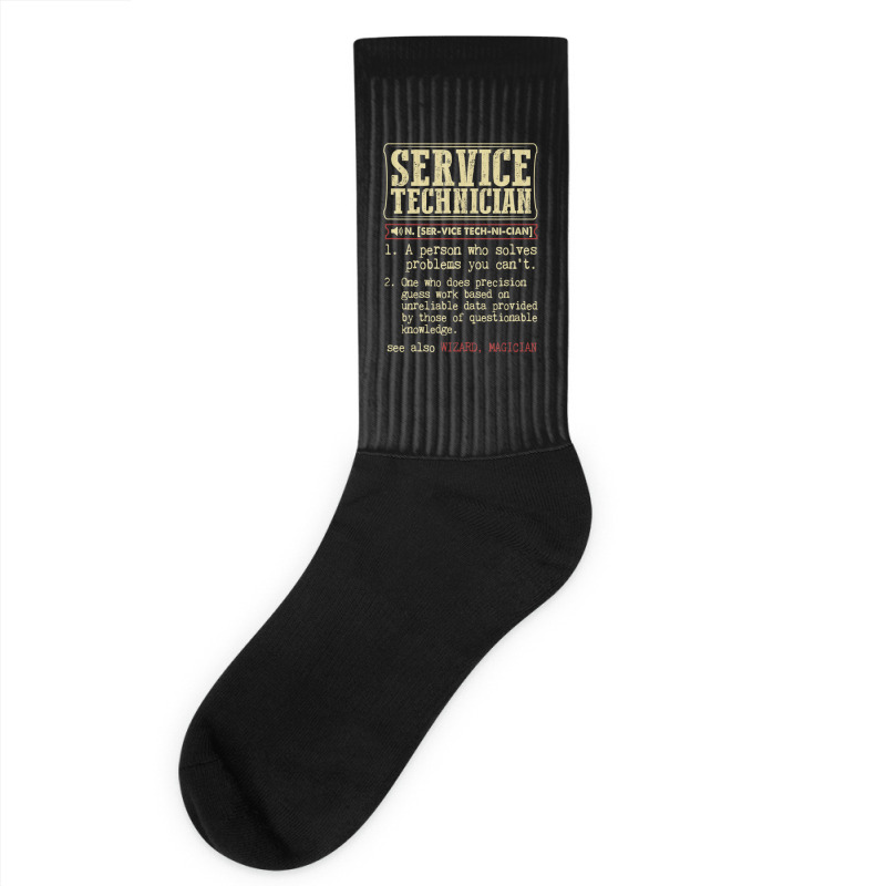 Service Technician Dictionary Term Socks | Artistshot