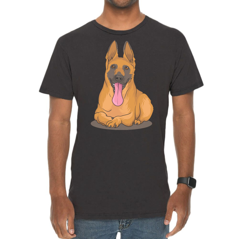 Belgian Shepherd Malinois T  Shirt Belgian Malinois Shepherd Dog Gift Vintage T-Shirt by delmer | Artistshot