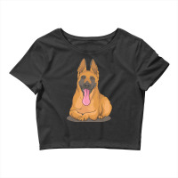 Belgian Shepherd Malinois T  Shirt Belgian Malinois Shepherd Dog Gift Crop Top | Artistshot