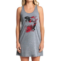 Dragon Black And Red Tank Dress | Artistshot