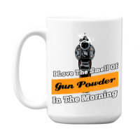 Shotgun Gun And Shooting And Skeet Shooting Quote 15 Oz Coffee Mug | Artistshot