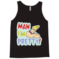 Johnny Bravo Man I'm Pretty Classic Johnny Bravo Quote Tank Top | Artistshot