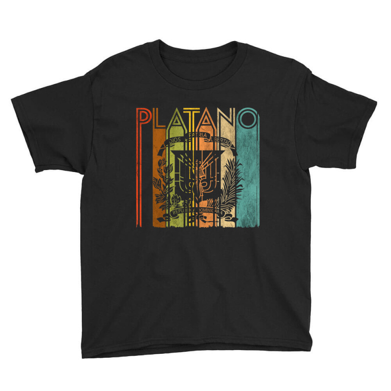 Platano Power Dominican Republic Flag Coat Of Arm Youth Tee by cm-arts | Artistshot