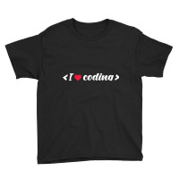 I Love Coding - Programmers T-shirt Youth Tee | Artistshot