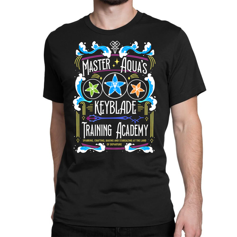 Master Aqua's Keyblade Training Academy [color Ver.] Classic T-shirt by femalesbaubles | Artistshot