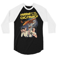 Horror Of The Flying Cockroach! 3/4 Sleeve Shirt | Artistshot