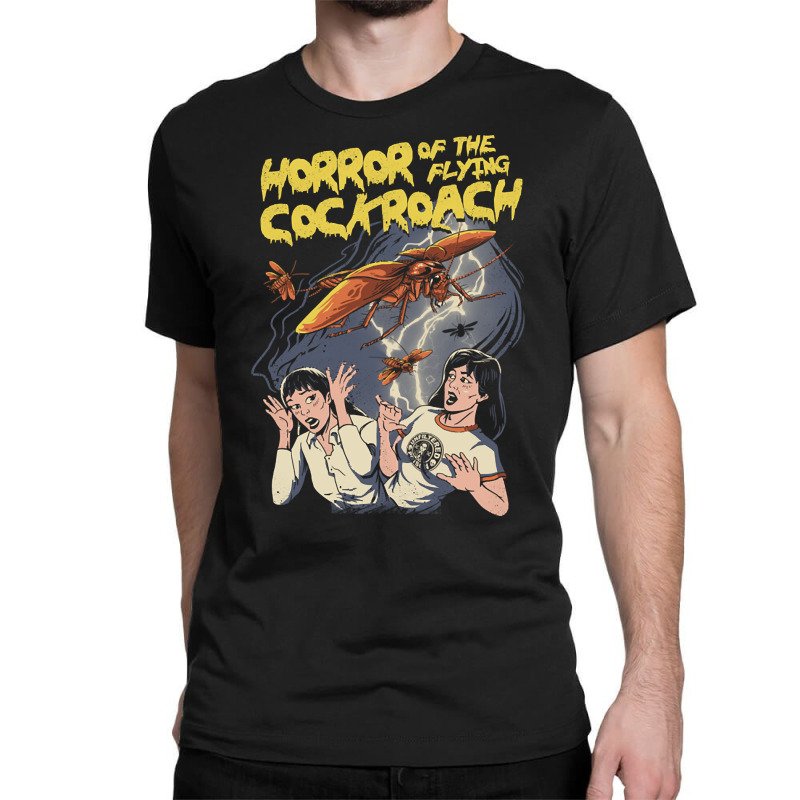 Horror Of The Flying Cockroach! Classic T-shirt by Kanjolen689 | Artistshot