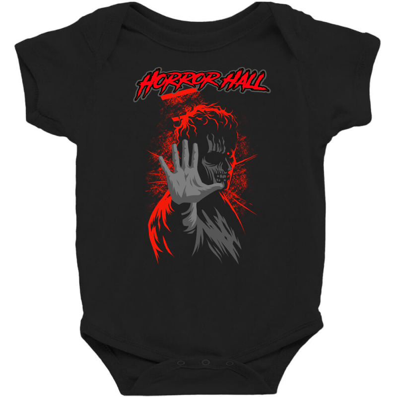 Horror Hall Design Baby Bodysuit | Artistshot