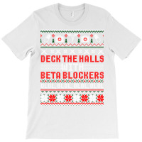 Deck The Halls Beta Blockers Nurse Christmas Ugly Sweater Long Sleeve T-shirt | Artistshot