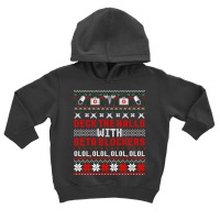 Deck The Halls Beta Blockers Nurse Christmas Ugly Sweater Long Sleeve Toddler Hoodie | Artistshot