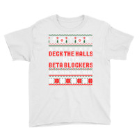 Deck The Halls Beta Blockers Nurse Christmas Ugly Sweater Long Sleeve Youth Tee | Artistshot