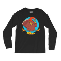 Thanksgiving Turkey Pizza Long Sleeve Shirts | Artistshot