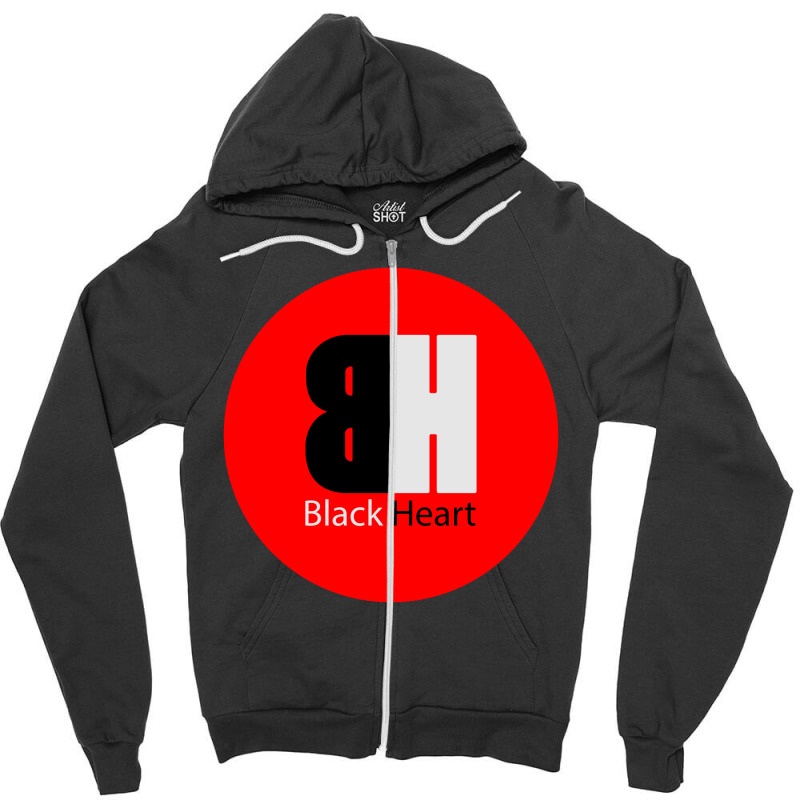 Blackheart Zipper Hoodie | Artistshot