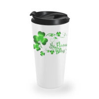 Happy St Patricks Day And Shamrock Travel Mug | Artistshot