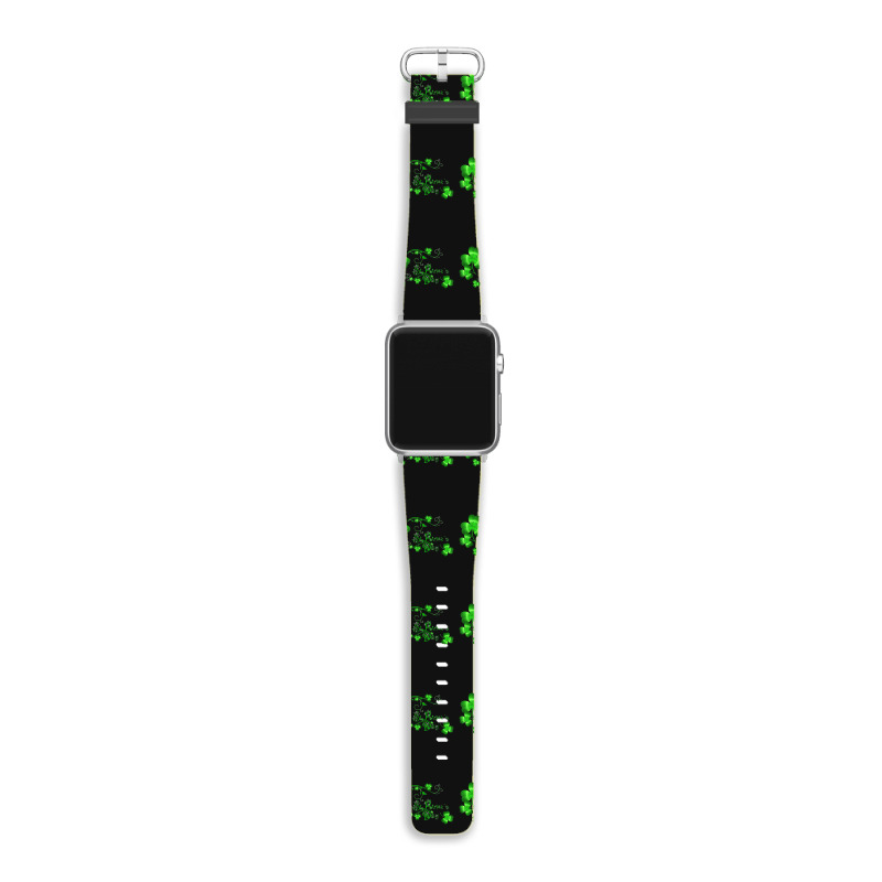 Happy St Patricks Day And Shamrock Apple Watch Band | Artistshot