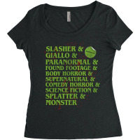 Horror Sub Genre Women's Triblend Scoop T-shirt | Artistshot