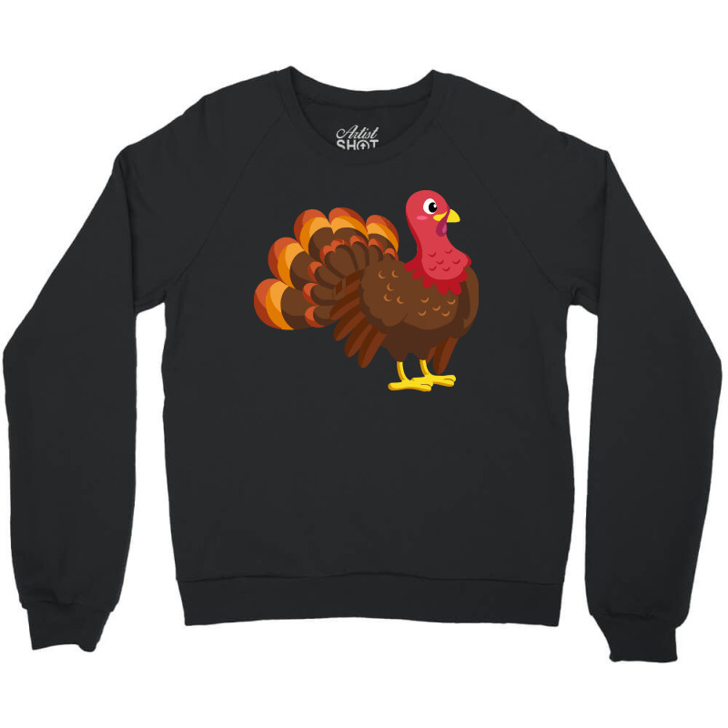 Thanksgiving Turkey Cute Thanksgiving Turkey Crewneck Sweatshirt | Artistshot