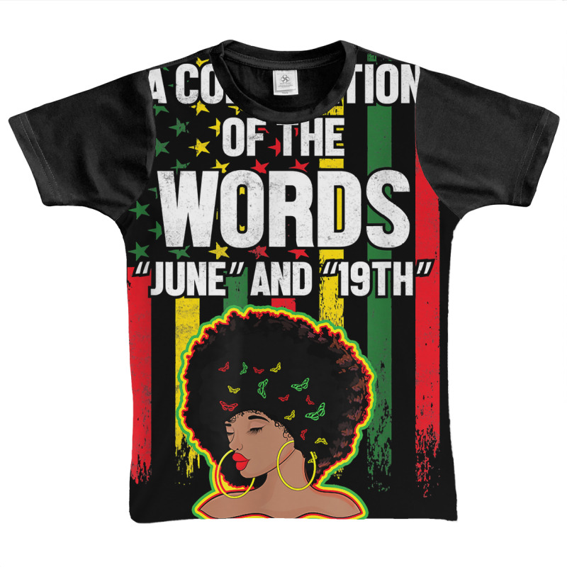 Combination Of The Words June 19th Women Black History T Shirt Graphic Youth T-shirt by cm-arts | Artistshot