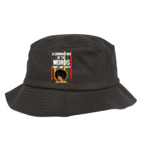 Combination Of The Words June 19th Women Black History T Shirt Bucket Hat | Artistshot