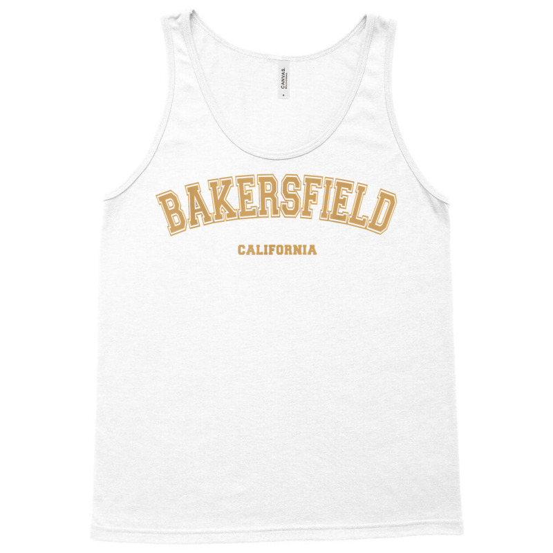 Bakersfield Sports College Style On Bakersfield T Shirt Tank Top by phillidarsz | Artistshot