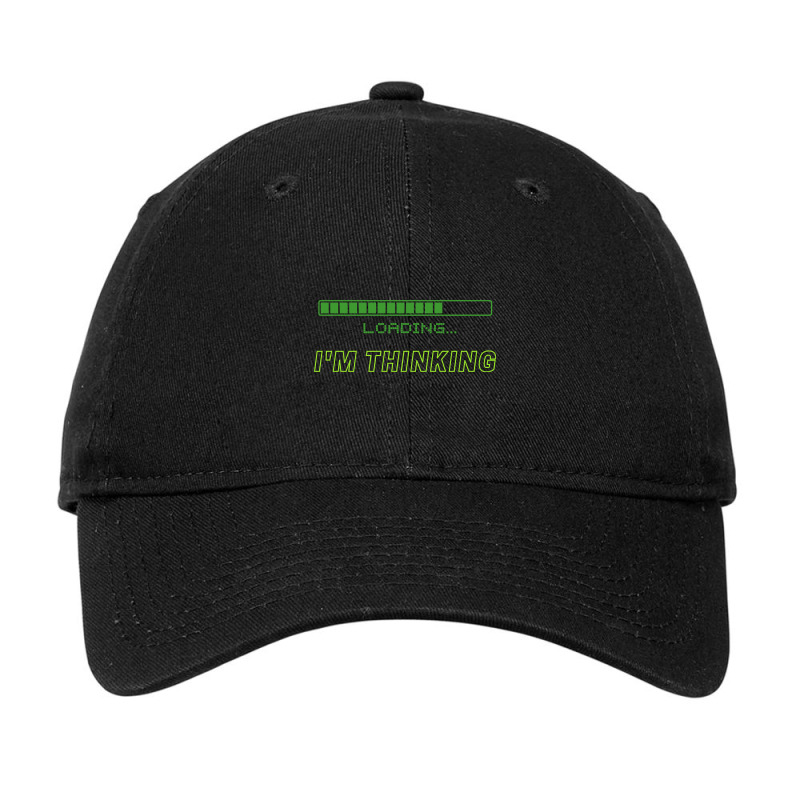 I'm Thinking Adjustable Cap by fenderbendable | Artistshot