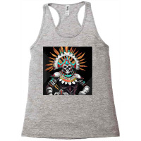 Dia De Los Muertos Aztec Warrior Calavera Mayan Mythology T Shirt Racerback Tank | Artistshot