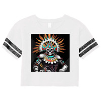 Dia De Los Muertos Aztec Warrior Calavera Mayan Mythology T Shirt Scorecard Crop Tee | Artistshot