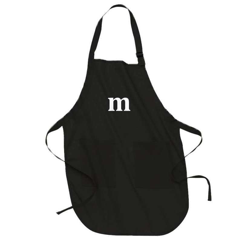 Funny Letter M Last Minute Halloween Group Costume Matching Full-length Apron | Artistshot