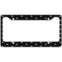 Funny Letter M Last Minute Halloween Group Costume Matching License Plate Frame | Artistshot