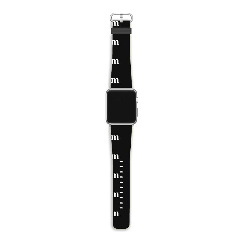 Funny Letter M Last Minute Halloween Group Costume Matching Apple Watch Band | Artistshot