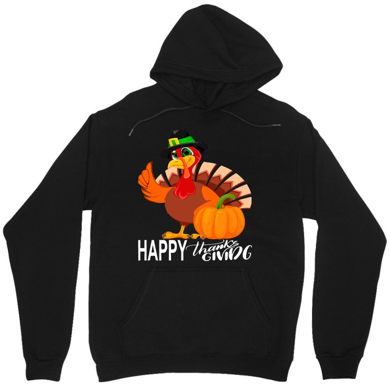 Thanksgiving Turkey Happy Thanks Giving Turkey Day Funny Gift Unisex Hoodie | Artistshot