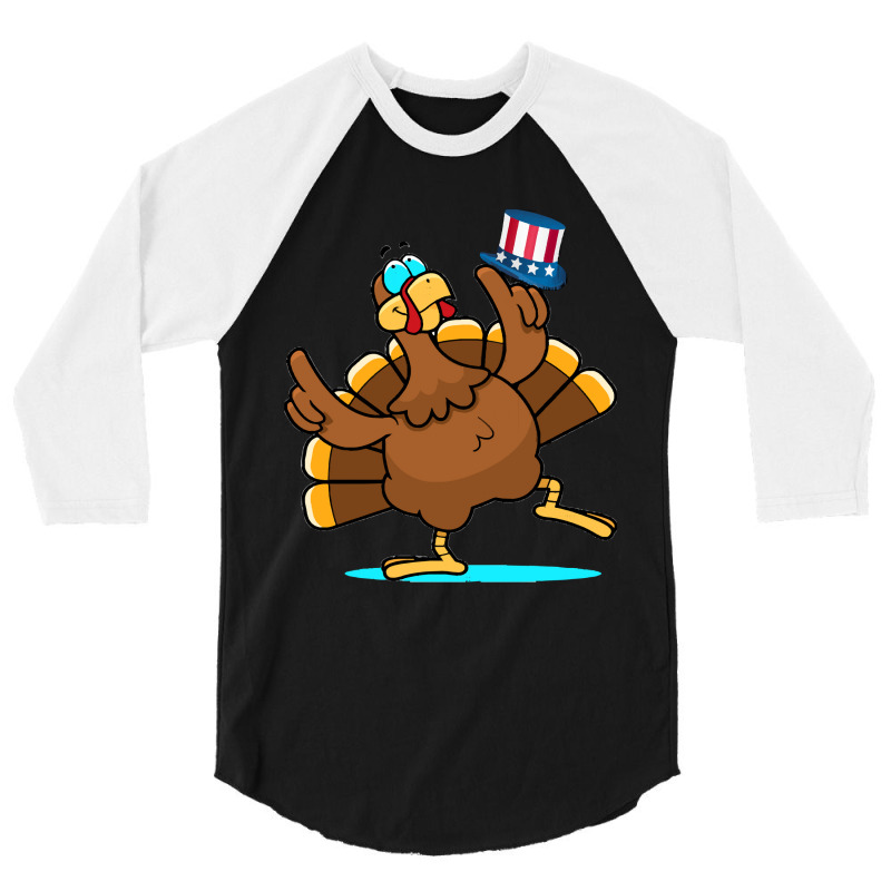 Thanksgiving Turkey Happy Thanksgiving Turkey Day Funny Gift 3/4 Sleeve Shirt | Artistshot