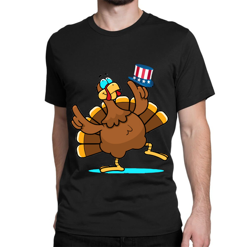 Thanksgiving Turkey Happy Thanksgiving Turkey Day Funny Gift Classic T-shirt | Artistshot