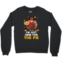 Thanksgiving Turkey Here For Pie Thanksgiving Funny Turkey Face Mask G Crewneck Sweatshirt | Artistshot