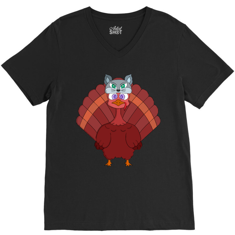 Thanksgiving Turkey I Am Not A Turkey V-neck Tee | Artistshot