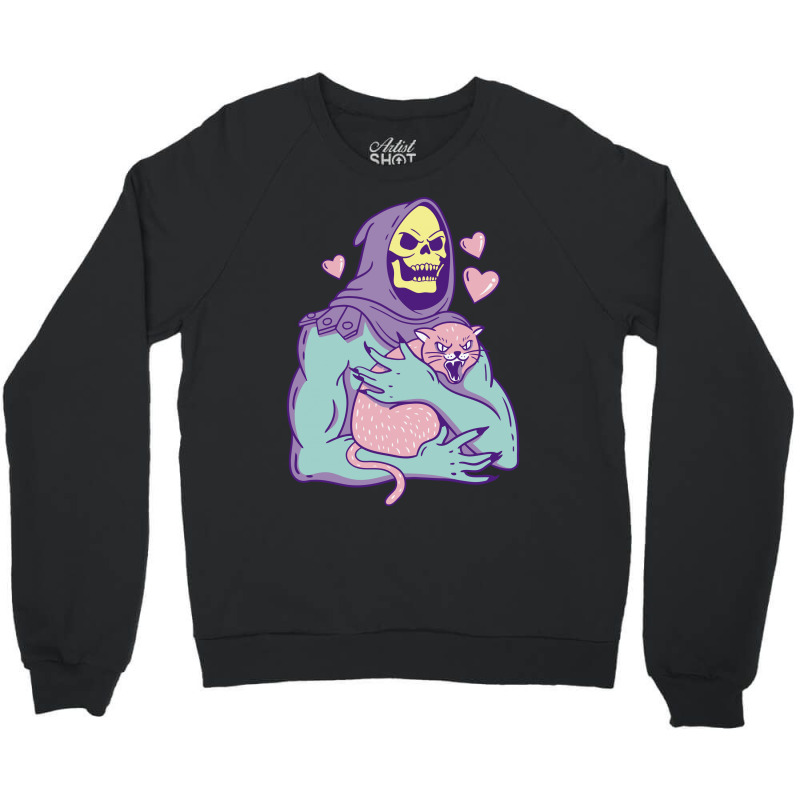 Skeletor's Cat Premium Scoop Crewneck Sweatshirt | Artistshot