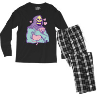 Skeletor's Cat Premium Scoop Men's Long Sleeve Pajama Set | Artistshot