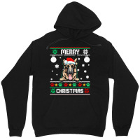 Ugly Merry Christmas German Shepherd Dog Xmas Dog Lover Christmas Unisex Hoodie | Artistshot