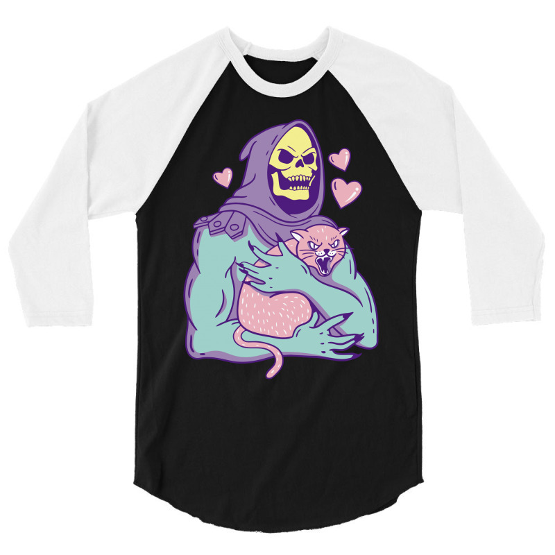 Skeletor's Cat Premium Scoop 3/4 Sleeve Shirt | Artistshot